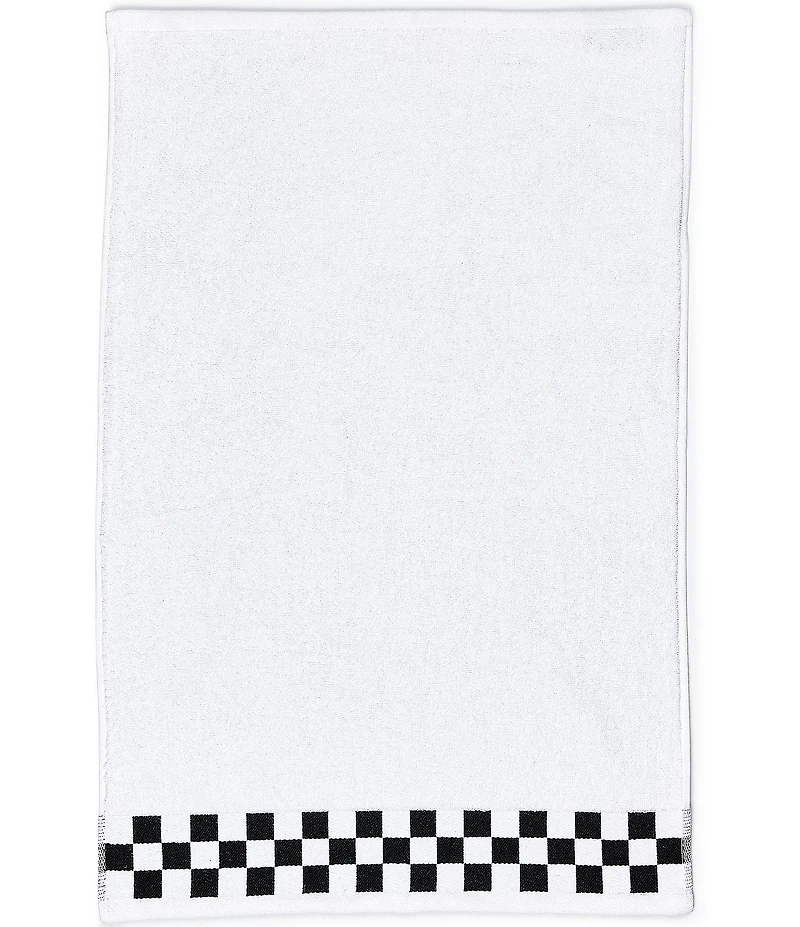 MacKenzie-Childs Check Border Open Stock Cotton Bath Towels