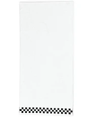 MacKenzie-Childs Check Border Open Stock Cotton Bath Towels