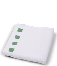 MacKenzie-Childs Check Border Open Stock Cotton Bath Towels