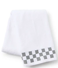 MacKenzie-Childs Check Border Open Stock Cotton Bath Towels