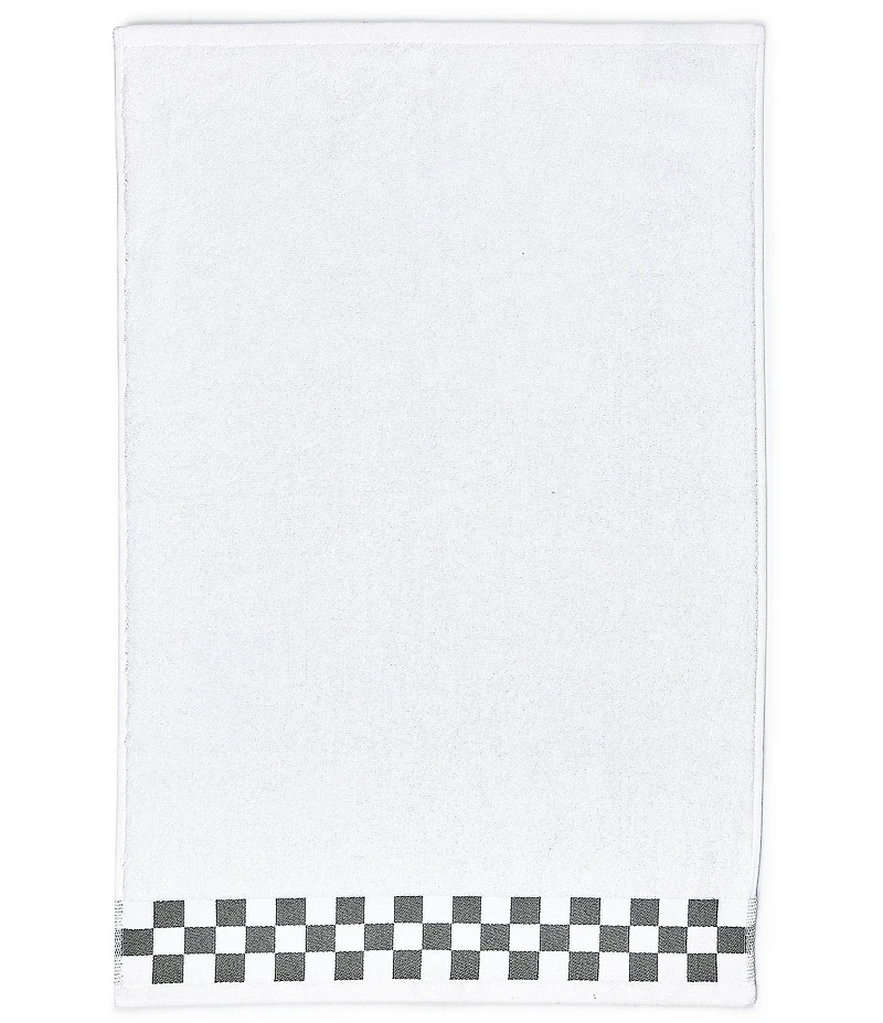 MacKenzie-Childs Check Border Open Stock Cotton Bath Towels