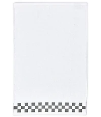 MacKenzie-Childs Check Border Open Stock Cotton Bath Towels