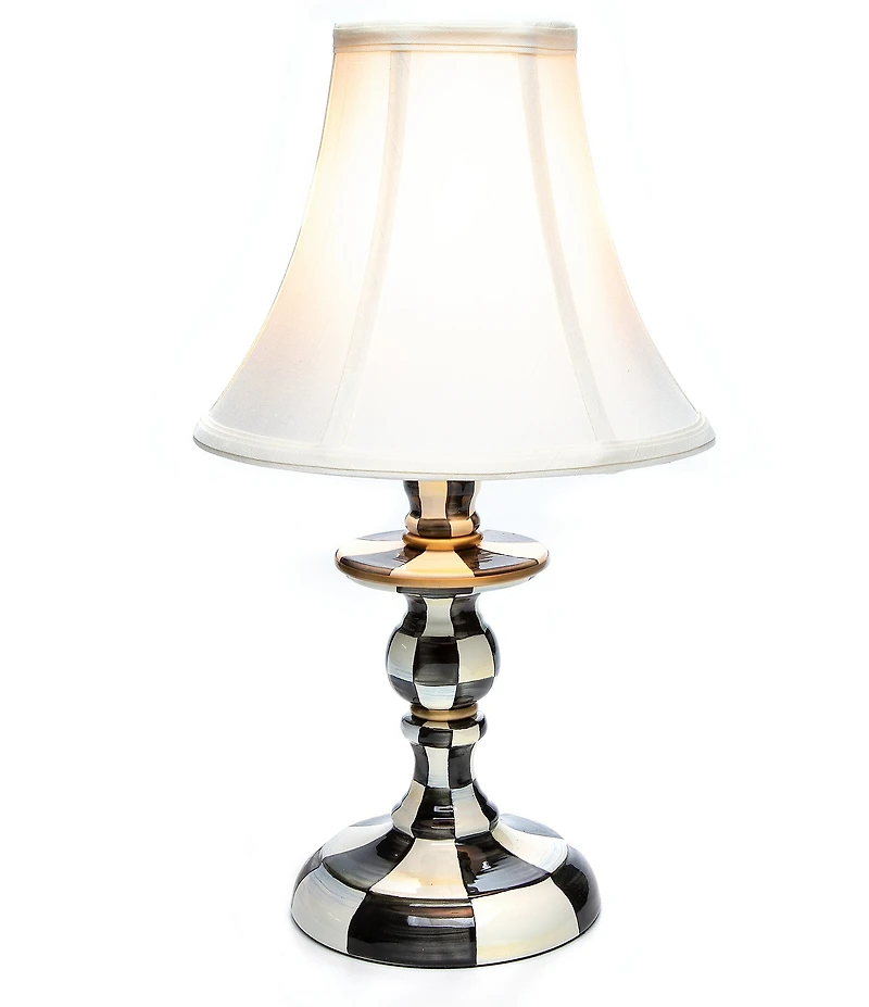 MacKenzie-Childs Check Candlestick Lamp
