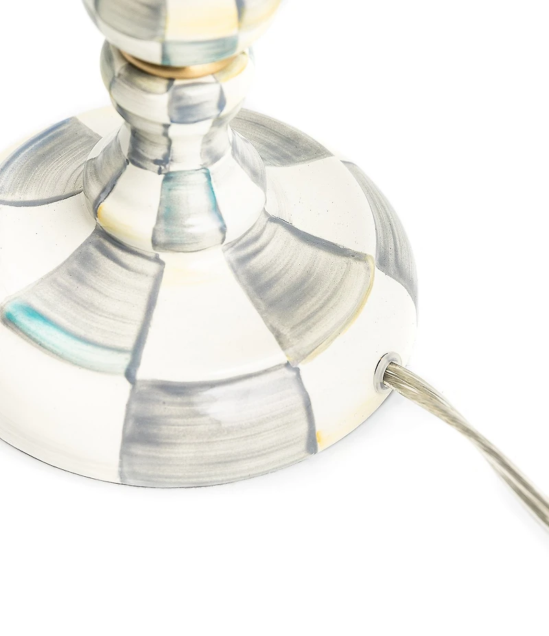 MacKenzie-Childs Check Candlestick Lamp