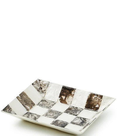 MacKenzie-Childs Check Capiz Soap Dish