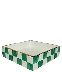 MacKenzie-Childs Check® Cocktail Ceramic Napkin Holder