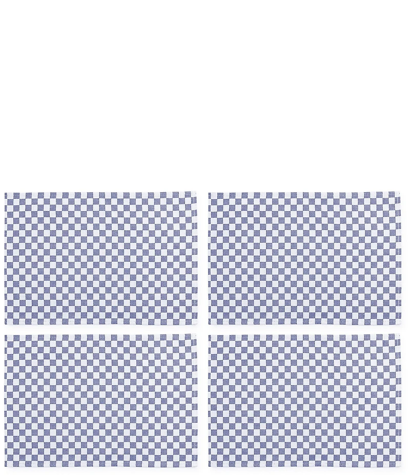 MacKenzie-Childs Check Cotton Placemats, Set of 4