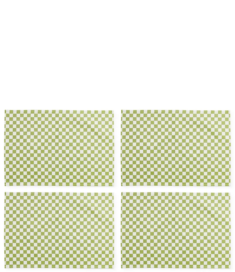 MacKenzie-Childs Check Cotton Placemats, Set of 4