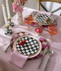 MacKenzie-Childs Check Coupe Glass