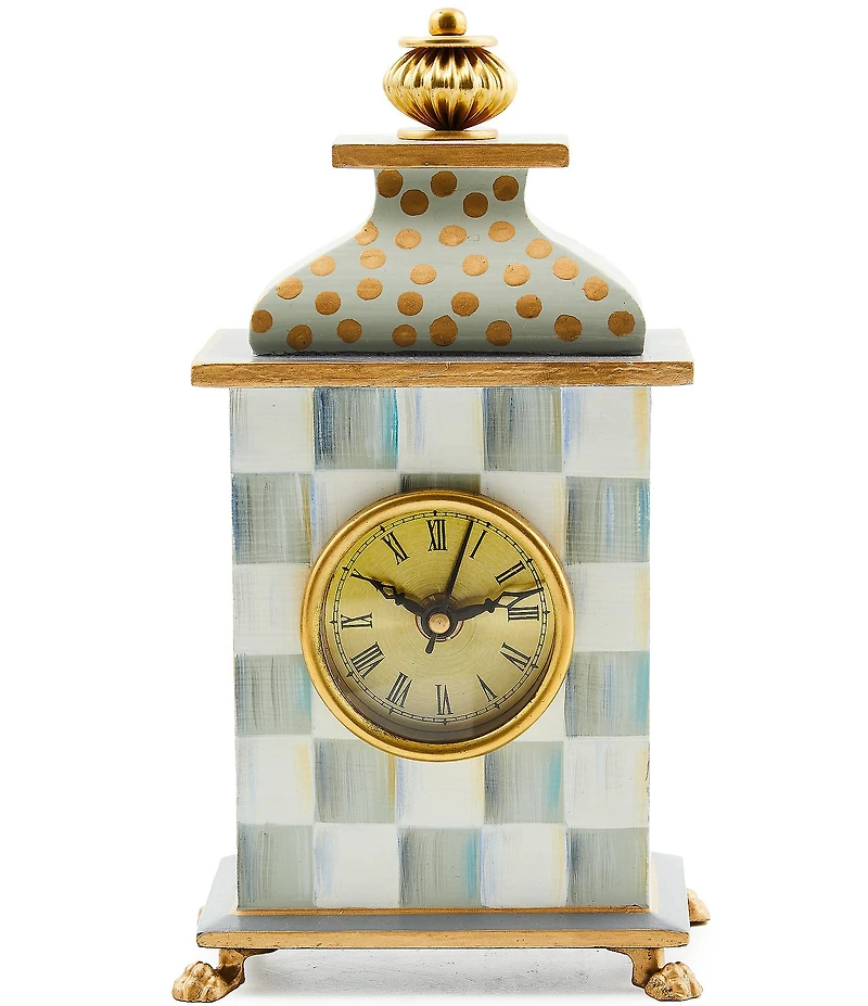 MacKenzie-Childs Check Desk Clock