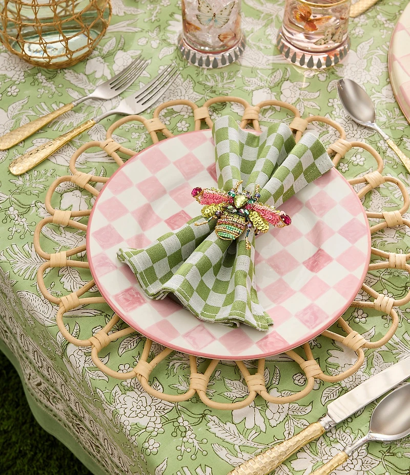 MacKenzie-Childs Check Dinner Plate