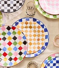 MacKenzie-Childs Check Dinner Plate