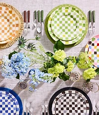 MacKenzie-Childs Check Dinner Plate