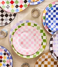 MacKenzie-Childs Check Dinner Plate