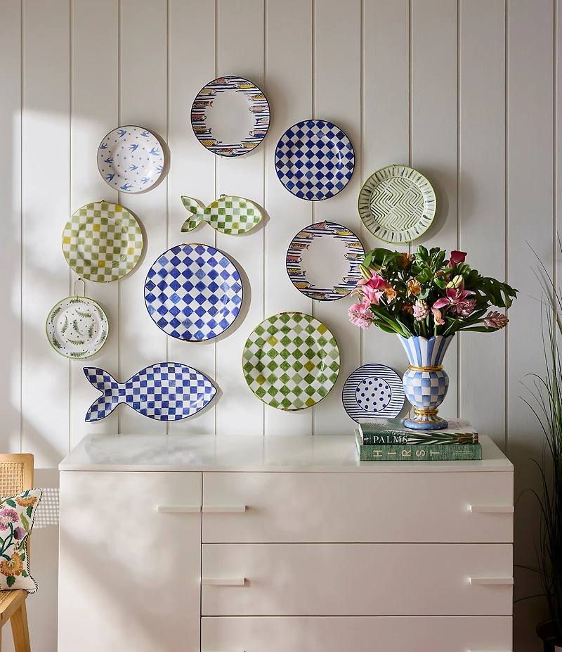MacKenzie-Childs Check Dinner Plate