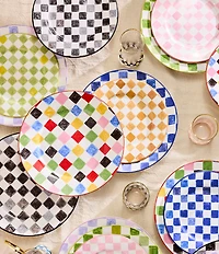 MacKenzie-Childs Check Dinner Plate