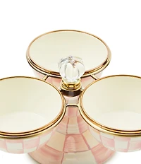 MacKenzie-Childs Check Enamel Triplicity Serving Bowl