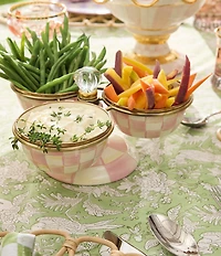 MacKenzie-Childs Check Enamel Triplicity Serving Bowl