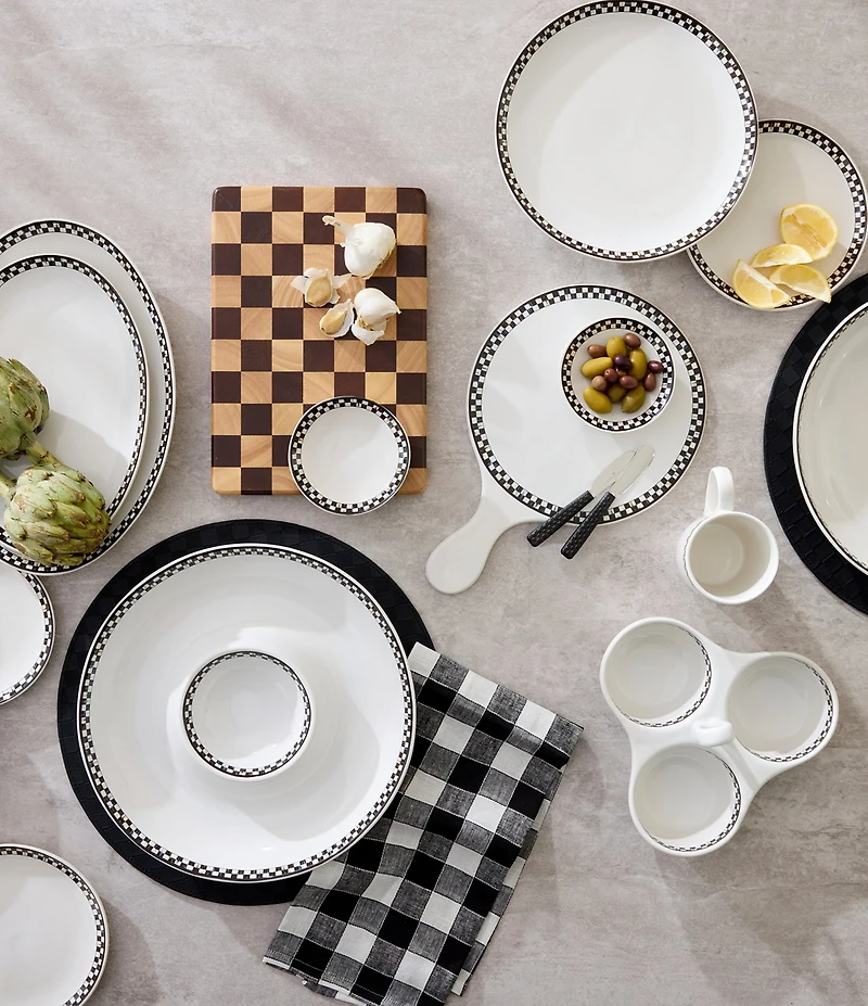 MacKenzie-Childs Check® Everyday Serving Bowl