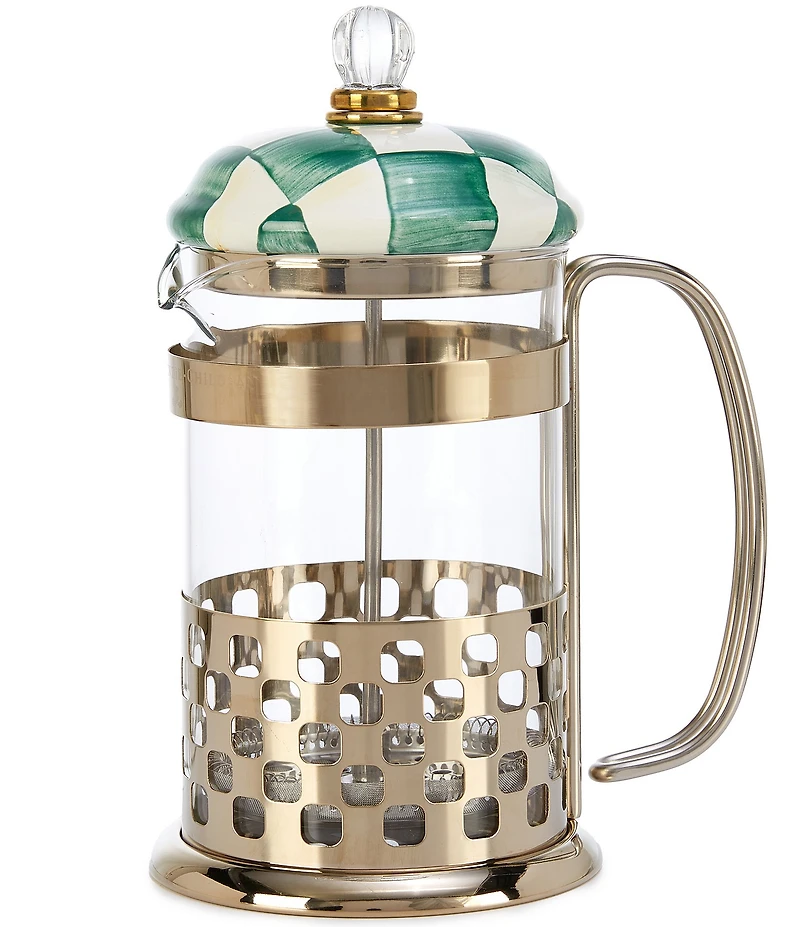 MacKenzie-Childs Check French Press, 32-oz.