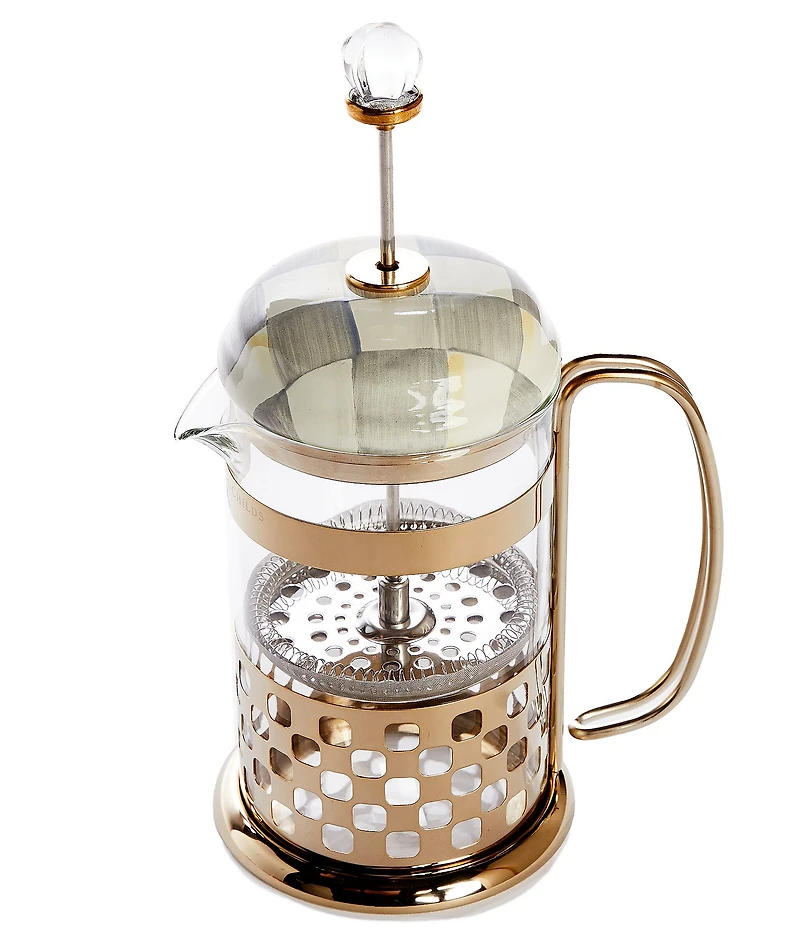 MacKenzie-Childs Check French Press, 32-oz.