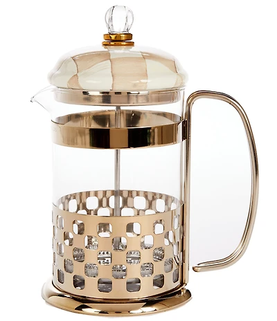 MacKenzie-Childs Check French Press, 32-oz.