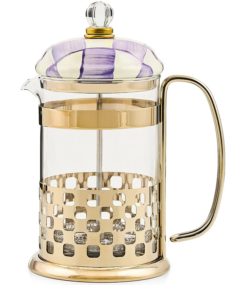 MacKenzie-Childs Check French Press, 32-oz.