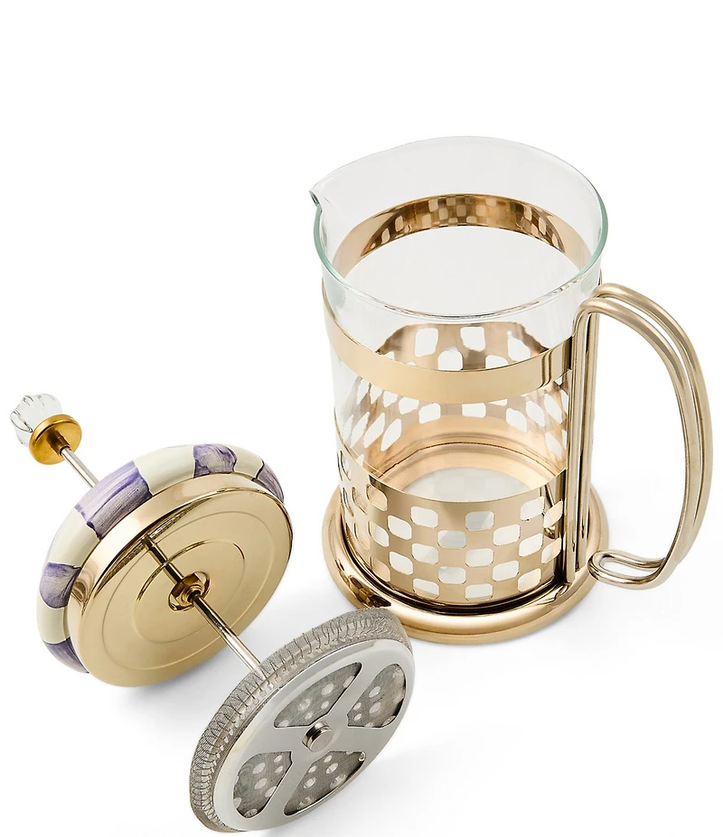 MacKenzie-Childs Check French Press, 32-oz.