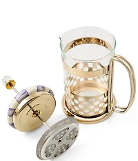MacKenzie-Childs Check French Press, 32-oz.