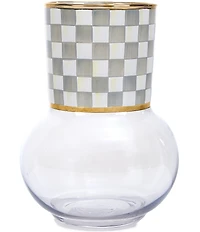 MacKenzie-Childs Check Glass Vase