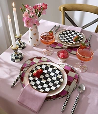 MacKenzie-Childs Check Heart Shaped Placemat