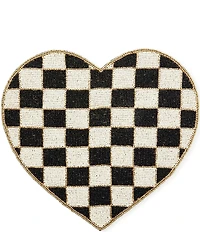 MacKenzie-Childs Check Heart Shaped Placemat