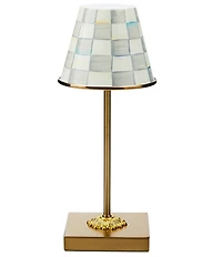 MacKenzie-Childs Check LED Rechargeable Cafe Table Lamp
