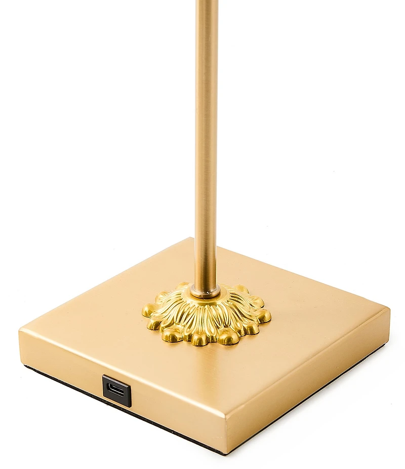 MacKenzie-Childs Check LED Rechargeable Cafe Table Lamp