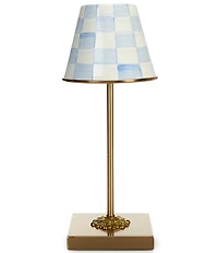 MacKenzie-Childs Check LED Rechargeable Cafe Table Lamp