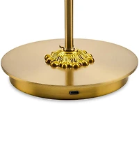 MacKenzie-Childs Check LED Rechargeable Dome Table Lamp