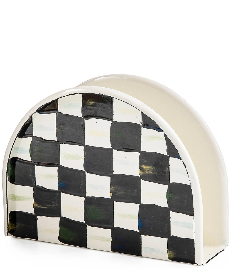 MacKenzie-Childs Check Napkin Holder