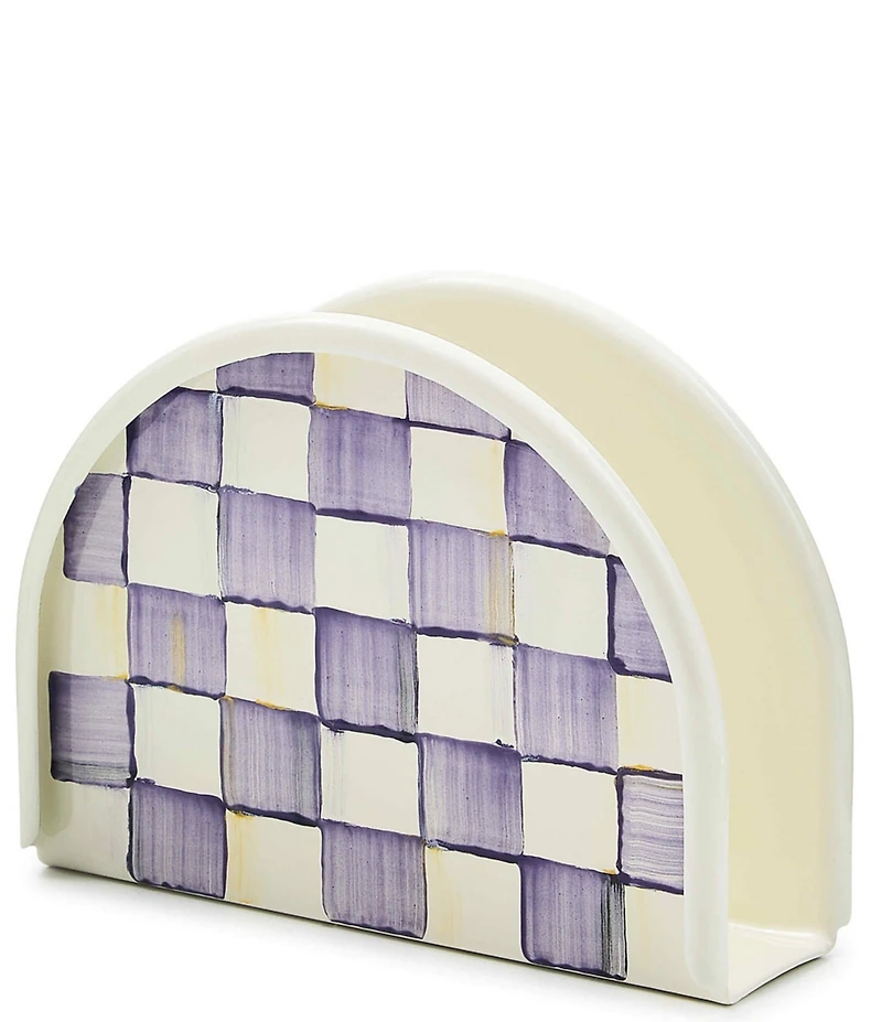 MacKenzie-Childs Check Napkin Holder
