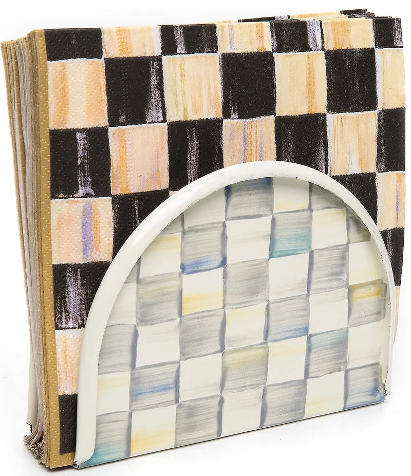 MacKenzie-Childs Check Napkin Holder