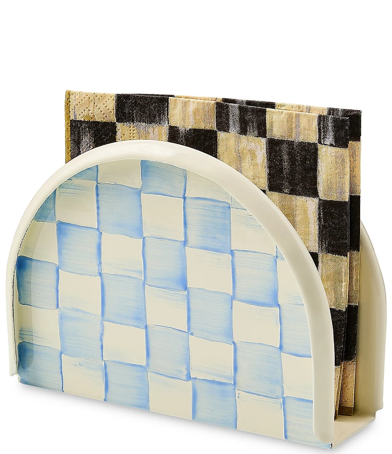 MacKenzie-Childs Check Napkin Holder