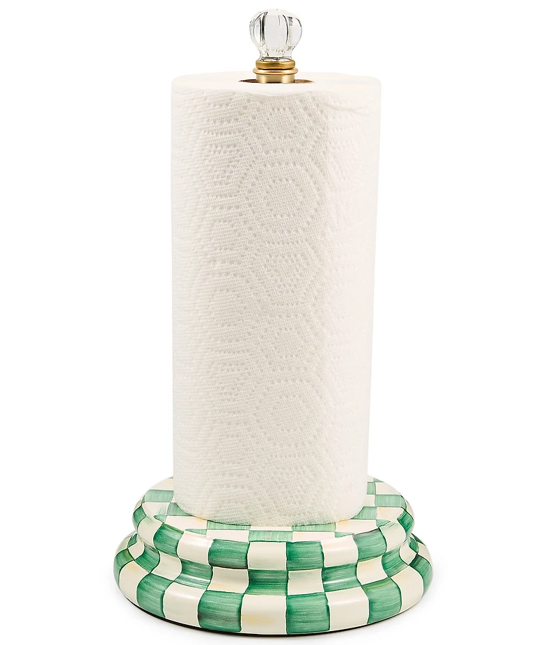 MacKenzie-Childs Check Paper Towel Holder