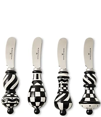 MacKenzie-Childs Check Party Spreaders, Set of 4