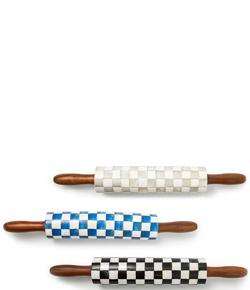 MacKenzie-Childs Check Rolling Pin