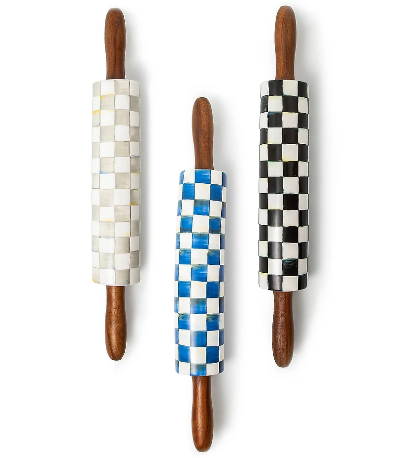 MacKenzie-Childs Check Rolling Pin
