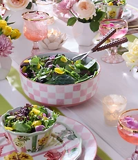 MacKenzie-Childs Check Serving Bowl