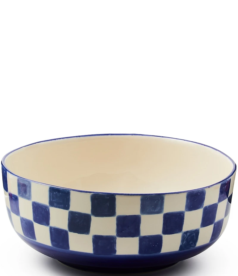 MacKenzie-Childs Check Serving Bowl