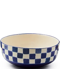 MacKenzie-Childs Check Serving Bowl
