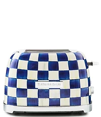 MacKenzie-Childs Check Stainless Steel 2-Slice Toaster