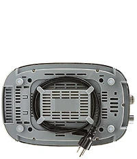 MacKenzie-Childs Check Stainless Steel 2-Slice Toaster