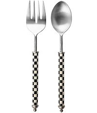MacKenzie-Childs Check Supper Club Salad Serving Set